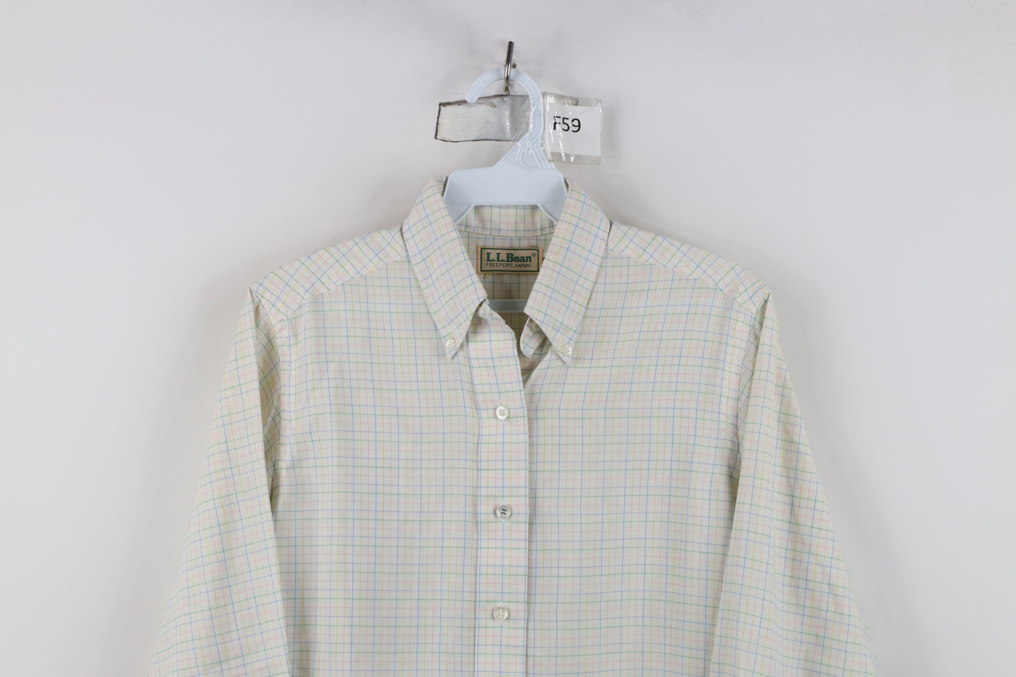 L.L. Bean Vintage 70s LL Bean Plaid Collared Button Down Shirt USA Size XL / US 12-14 / IT 48-50 - 2 Thumbnail