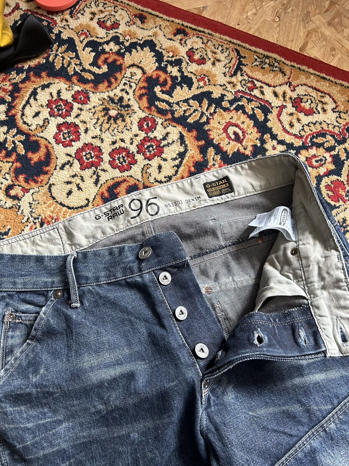 Other Vintage G-star denim pants big logo rare y2k streetwear Size US 34 / EU 50 - 12 Thumbnail