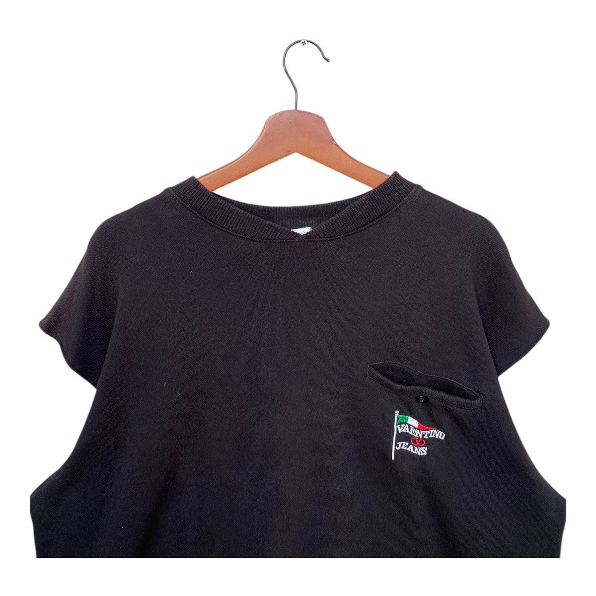 Valentino Valentino Jeans Sweatshirt Pocket Pullover Jumper Size 50 Size US M / EU 48-50 / 2 - 2 Thumbnail