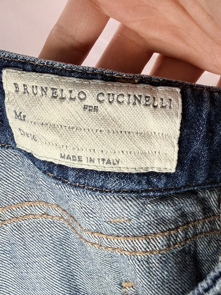 Brunello Cucinelli BRUNELLO CUCINELLI Traditional Fit Button Fly Denim Jeans Size US 36 / EU 52 - 20 Thumbnail
