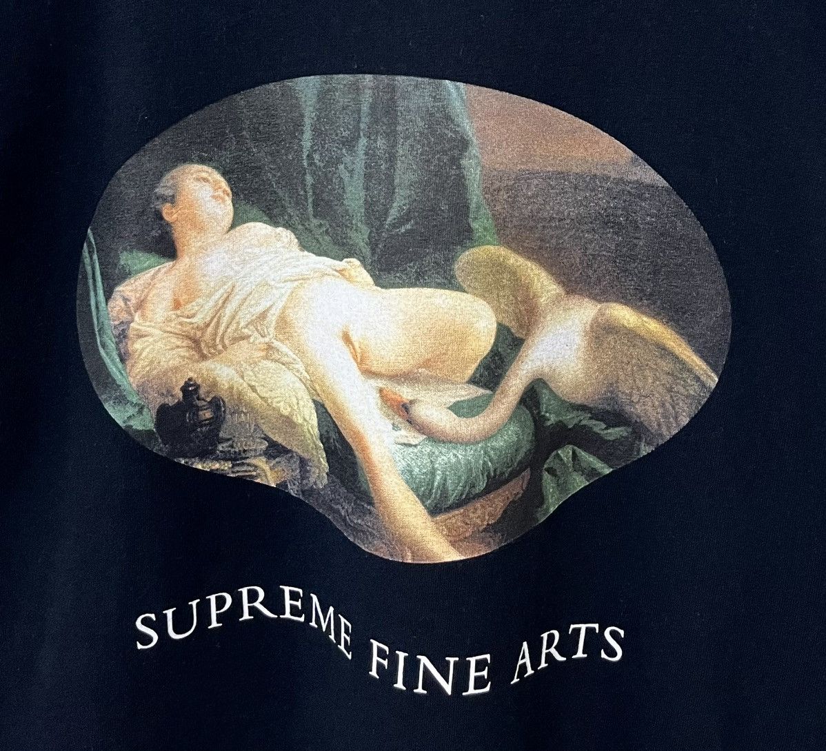 Supreme SUPREME SS19 LEDA AND THE SWAN FINE ARTS SKATEBOARDS TSHIRT Size US M / EU 48-50 / 2 - 6 Thumbnail