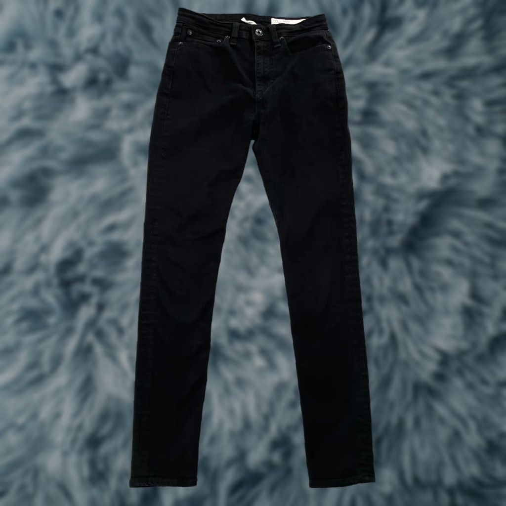 Rag & Bone rag & bone pants womens 25 black jeans nina high rise skinny stretch logo ladies Size 42" / US 20 - 1 Thumbnail