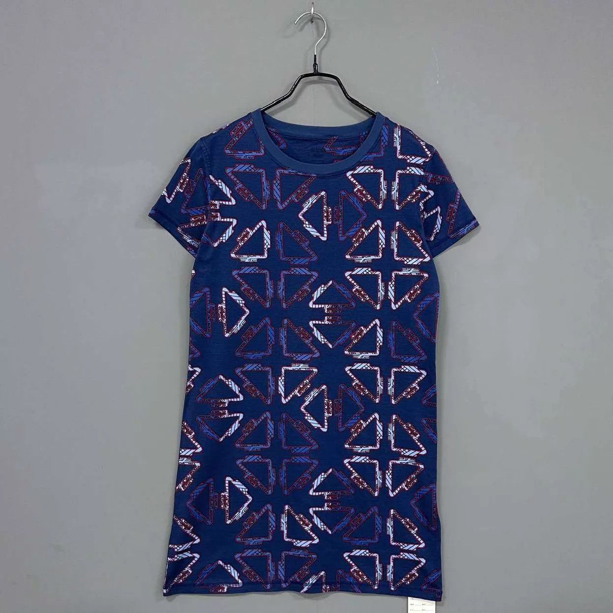 Hermes HERMES Geometric Triangle Short Sleeve Dress 34 Size XS / US 0-2 / IT 36-38 - 1 Thumbnail
