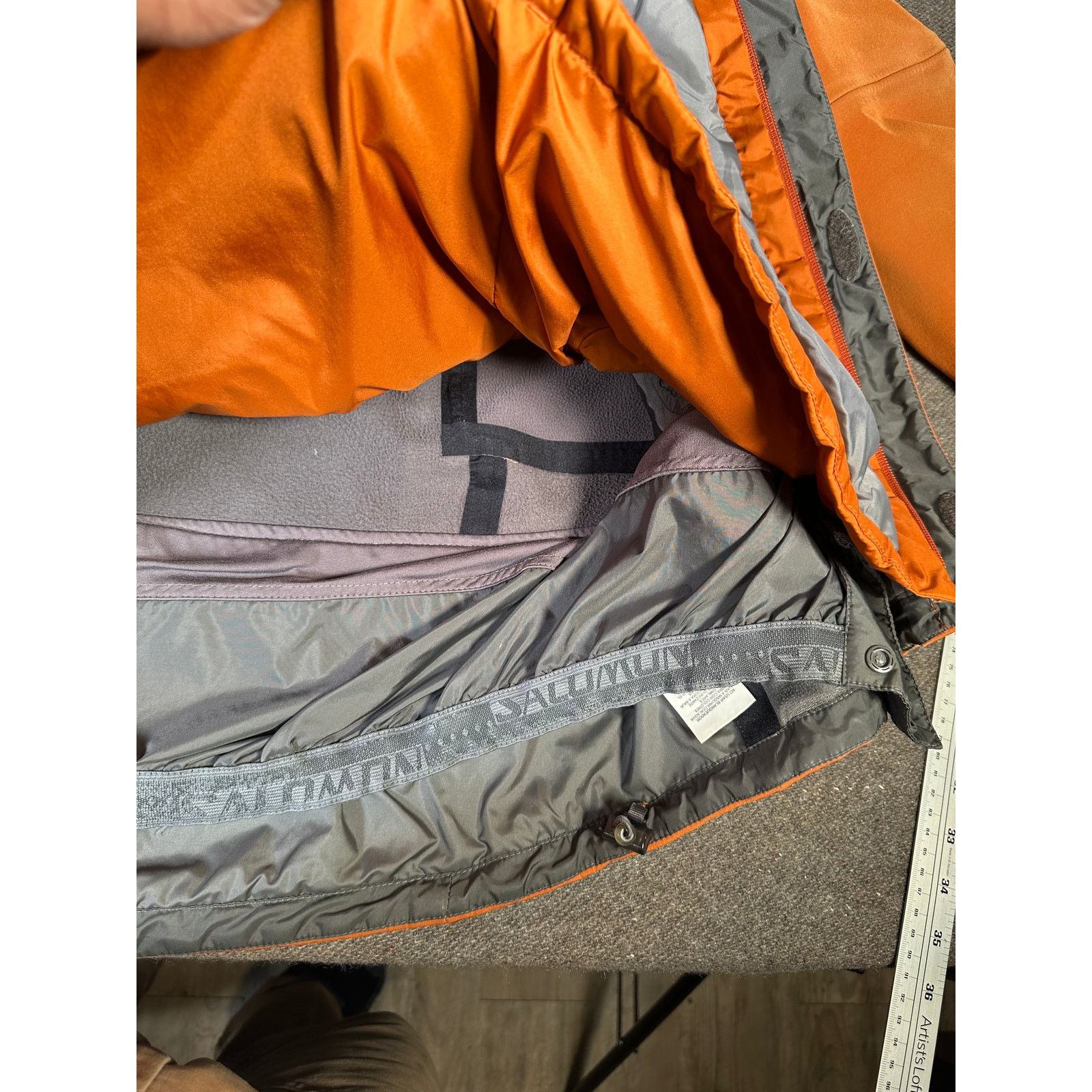 Salomon Vintage Salomon Lab Orange Full-Zip Softshell Ski Jacket Size US L / EU 52-54 / 3 - 12 Thumbnail