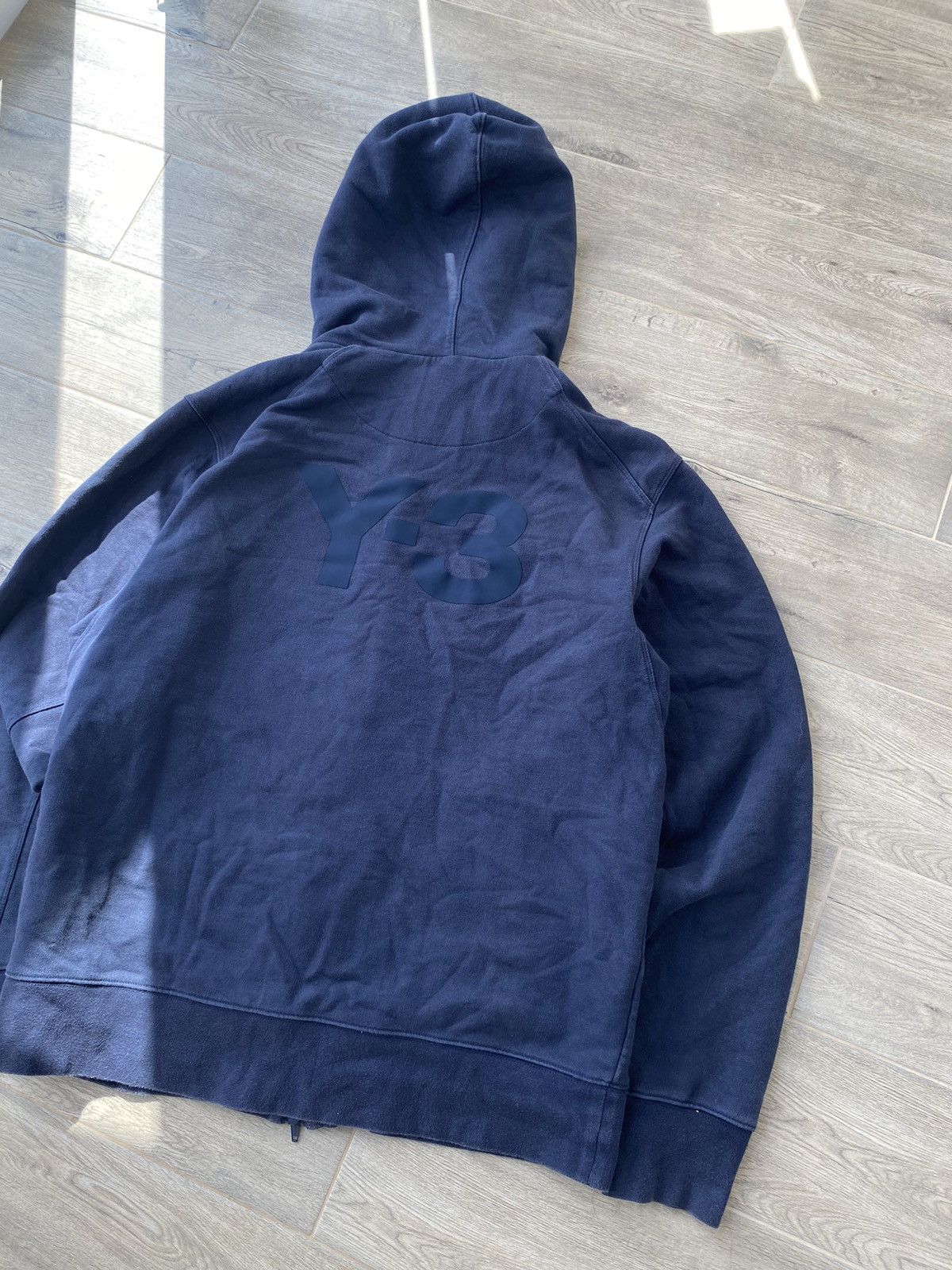 Yohji Yamamoto Yohji Yamamoto Y3 Logo Hoodie Size US XXL / EU 58 / 5 - 2 Thumbnail