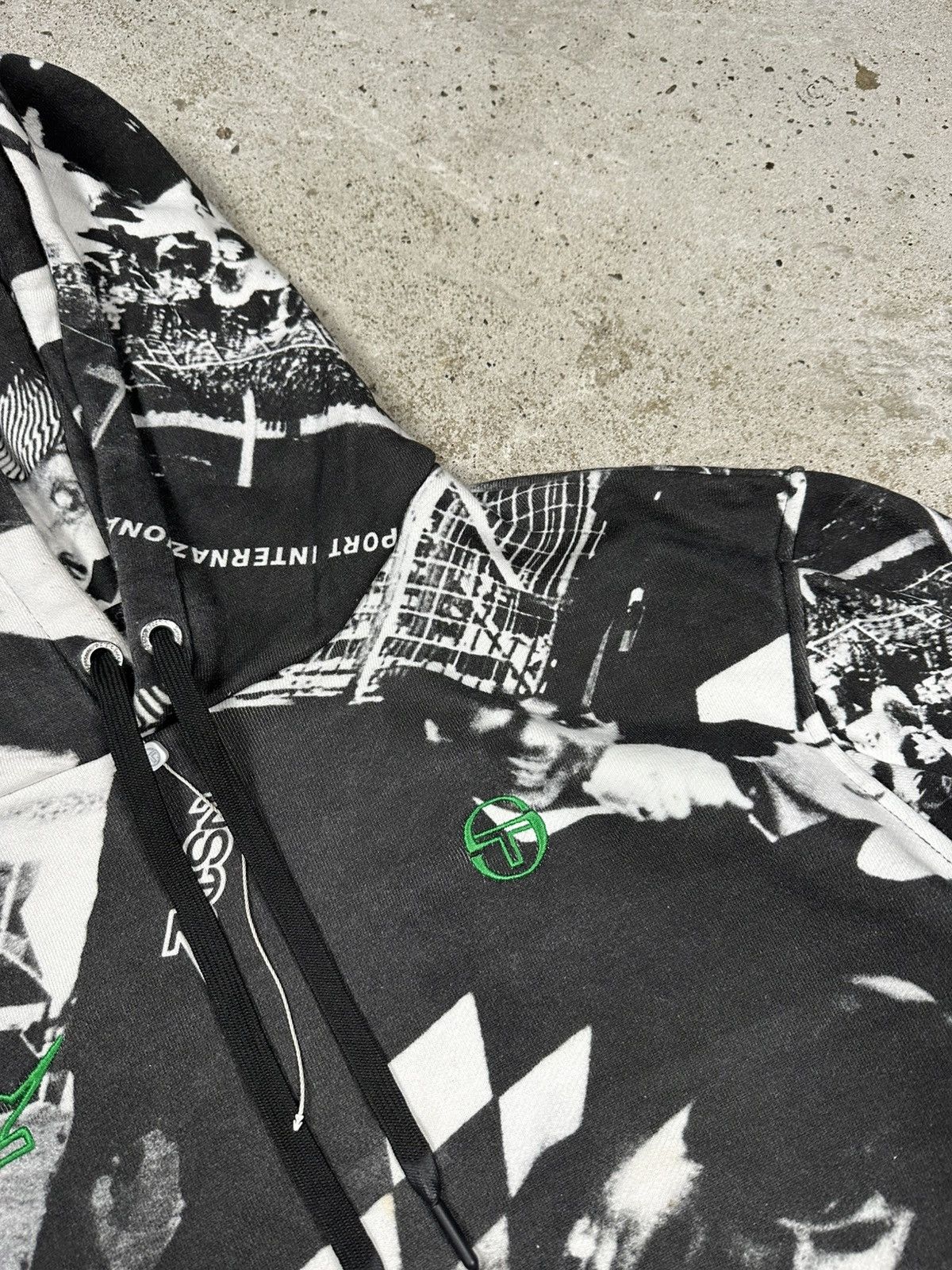 A$AP Nast × Sergio Tacchini Sergio Tacchini x A$AP Nast Nst2 All Over Print Hoodie Size US M / EU 48-50 / 2 - 9 Thumbnail