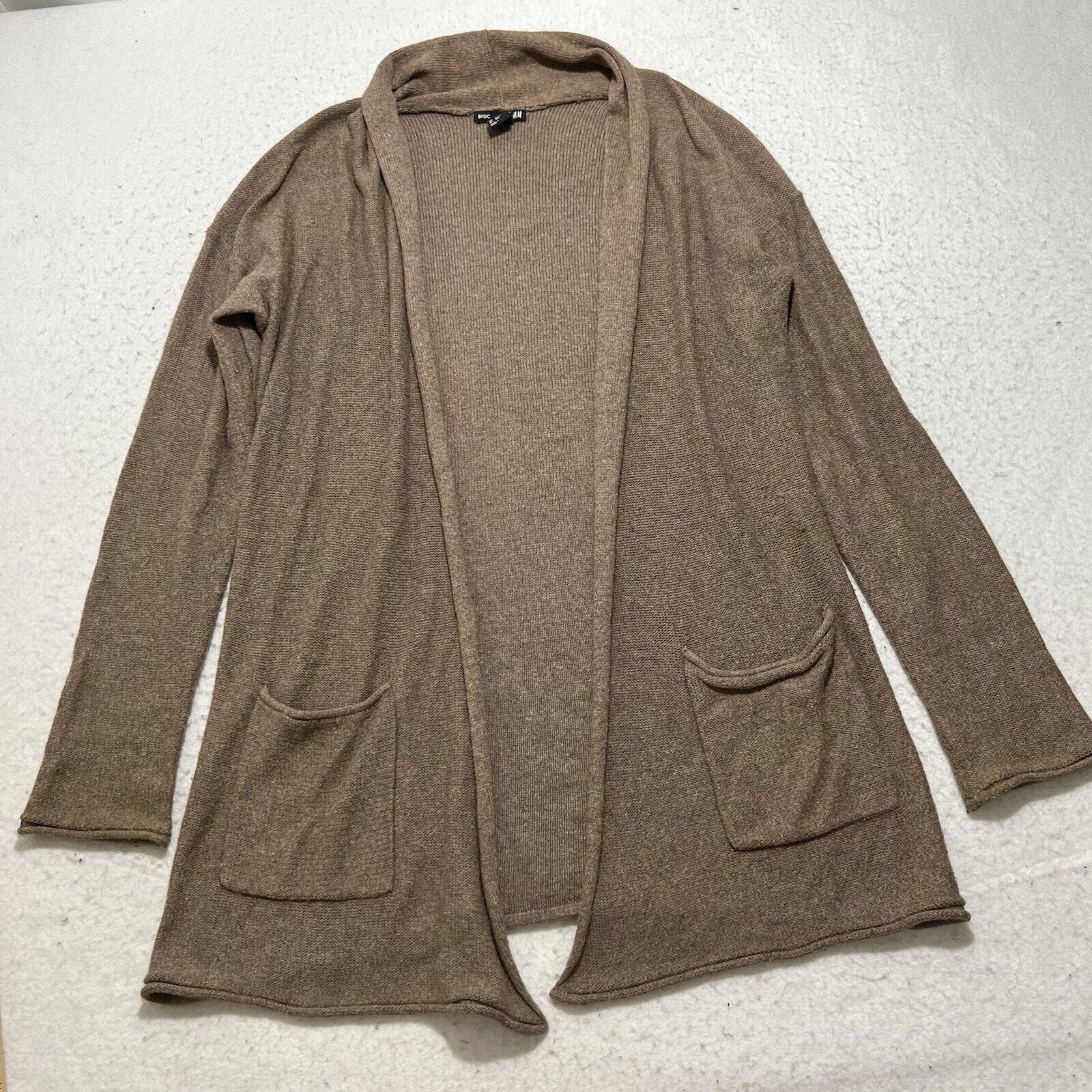 H&M H&M Basic Womens XS Open Front Angora Blend Cardigan Sweater Size XS / US 0-2 / IT 36-38 - 1 Thumbnail