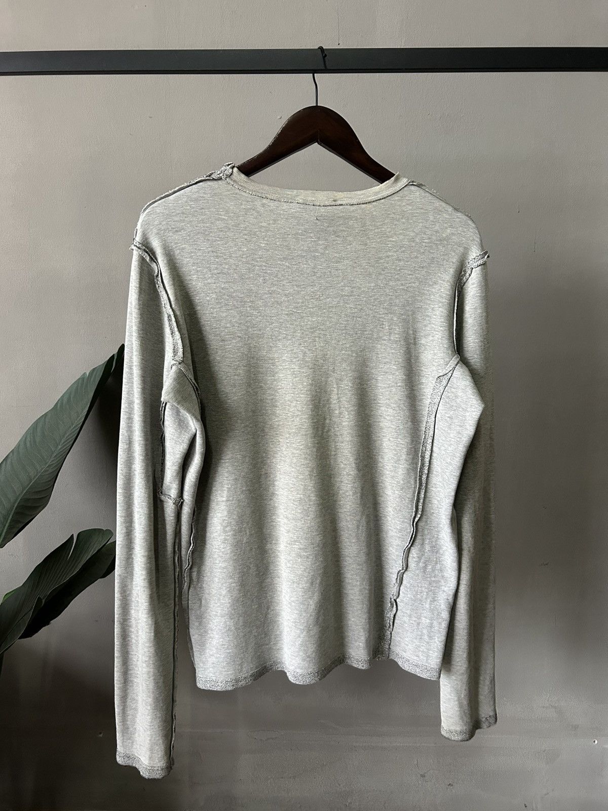 Just Cavalli SS2005 Cavalli Naked Woman Print Grey Longsleeve Size US M / EU 48-50 / 2 - 2 Thumbnail