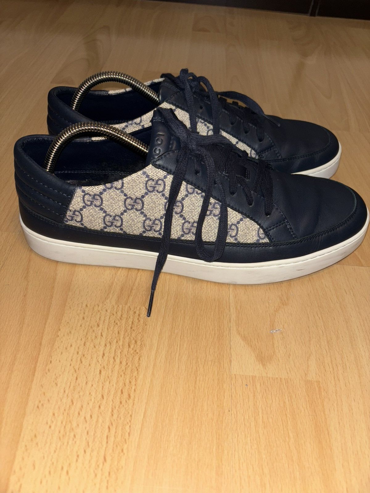 Gucci Gucci Common GG Supreme Navy Size US 11 / EU 44 - 1 Thumbnail