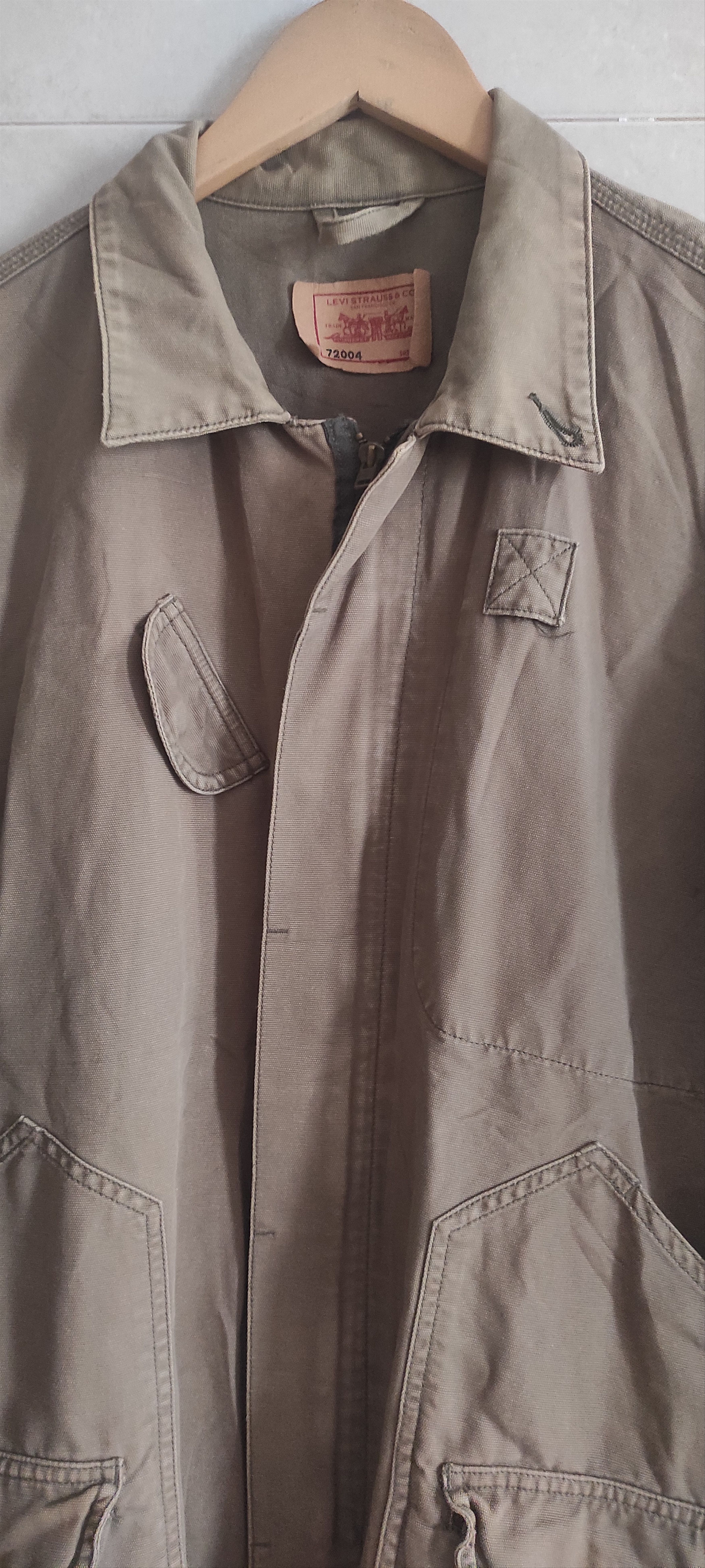 Levi's × Levi's Vintage Clothing Mens Levis Strauss and Co 1155 Battery Street Khaki Jacket Size US M / EU 48-50 / 2 - 18 Thumbnail