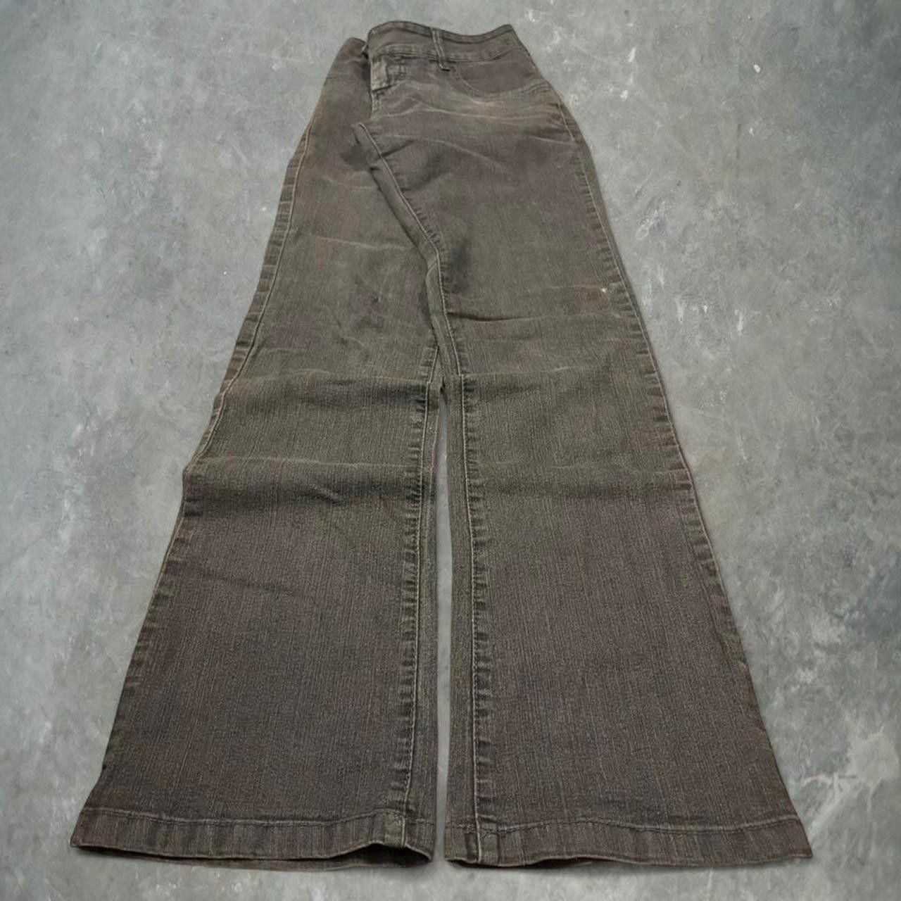 Crazy Vintage Y2K/2000s Black Baggy Bootcut Black Denim Jeans!