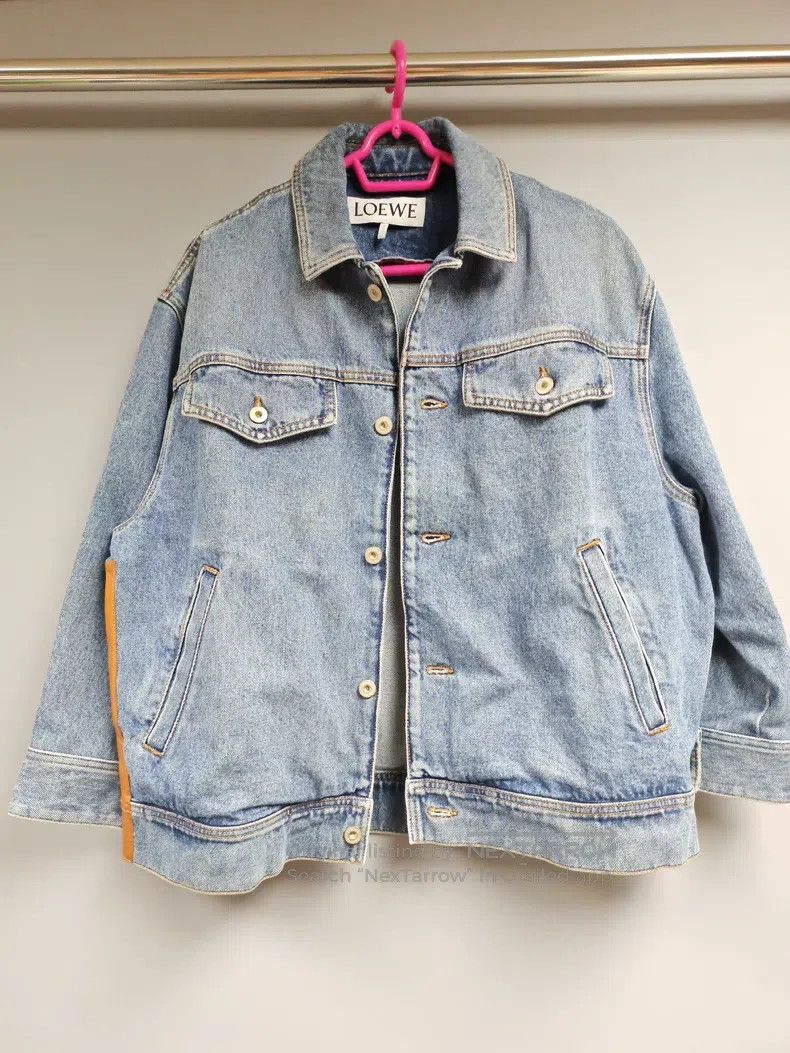 Loewe Loewe Single-Breasted Denim Jacket Size US S / EU 44-46 / 1 - 1 Thumbnail