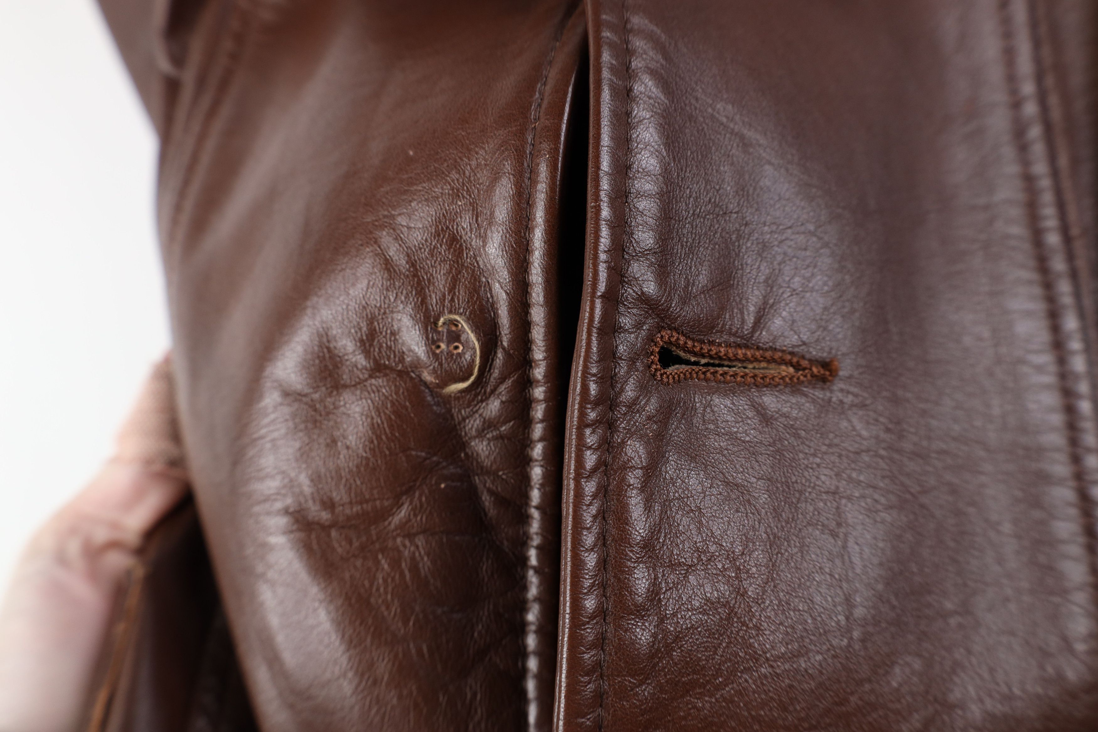 Vintage Vintage 70s Streetwear Full Button Collared Jacket Brown USA Size US L / EU 52-54 / 3 - 4 Thumbnail