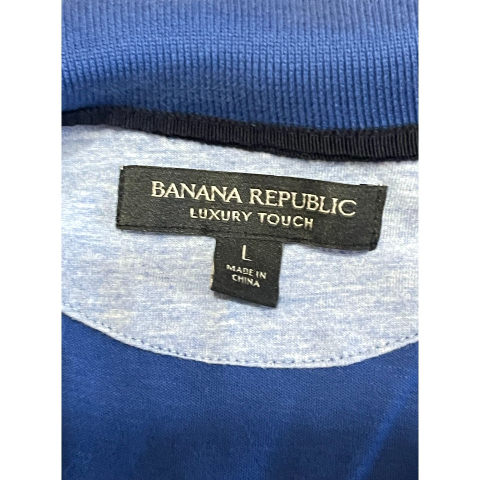 Banana Republic Banana Republic Shirt Men's Large Blue Polo Short Sleeve Collared Casual Modern Vintage No Size US L / EU 52-54 / 3 - 6 Thumbnail