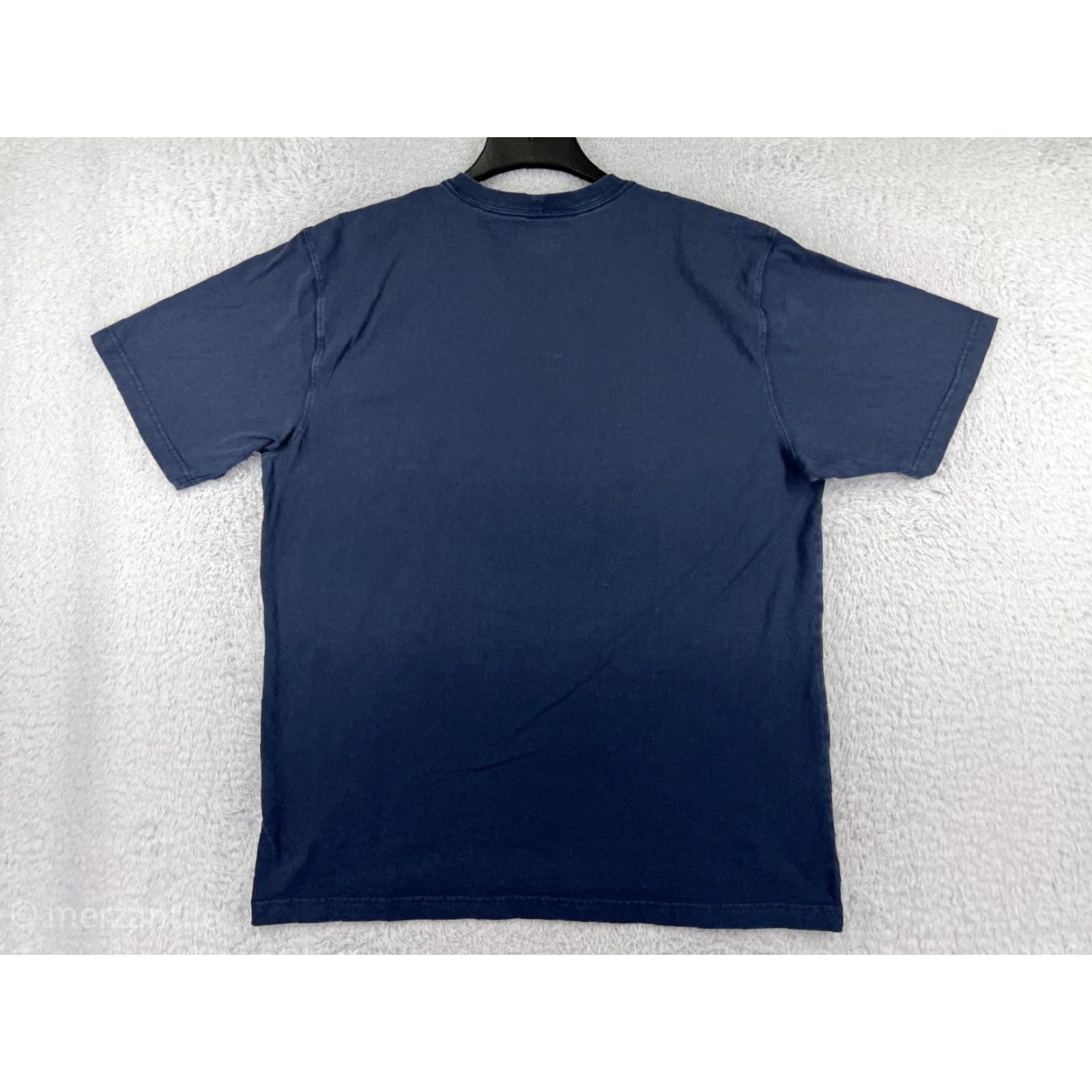 Carhartt Carhartt Mens T-Shirt Shirt L Blue 100% Cotton K87 Pocket Crew Neck Workwear Shirt Mens Blue K87 Size US L / EU 52-54 / 3 - 2 Thumbnail