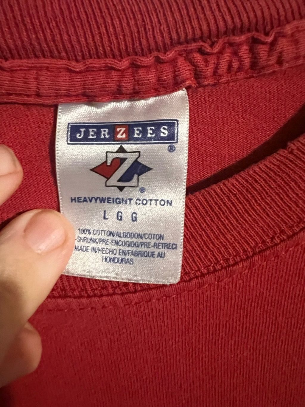 Jerzees Men's Jerzees Elvis Presley Short Sleeve Tee L Red White Size US L / EU 52-54 / 3 - 5 Thumbnail