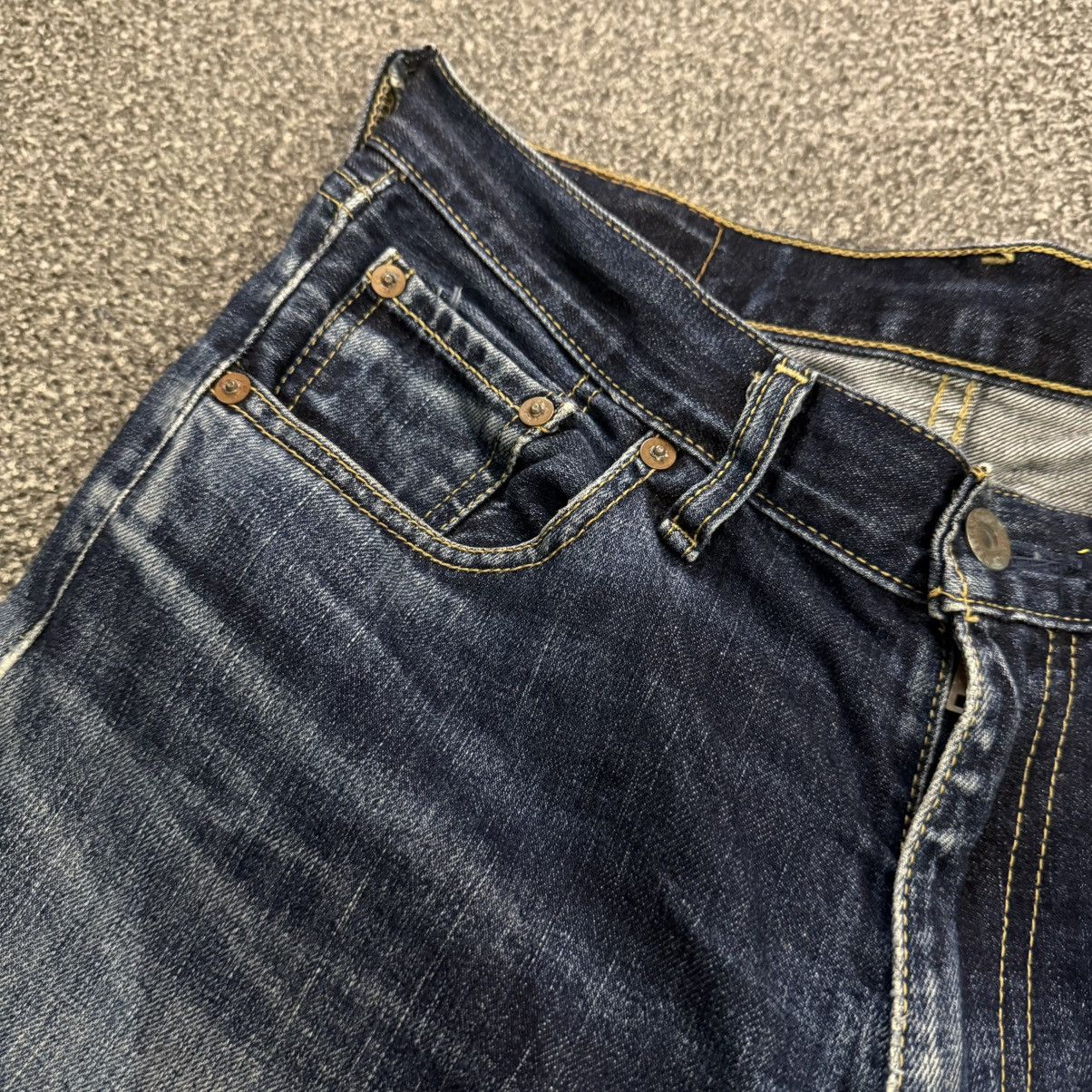 Levi's Vintage Clothing 🔥🇯🇵 Vintage 90s Japanese Levis 502 Distressed Denim Size US 31 - 13 Thumbnail