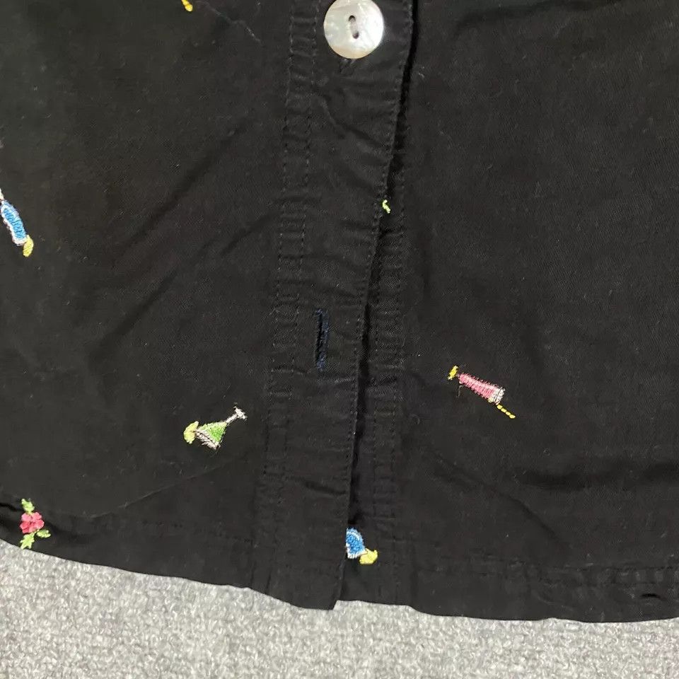 Other AKS Amy K Su Top Women's 1X Button Up Black Plus Size ONE SIZE - 4 Thumbnail