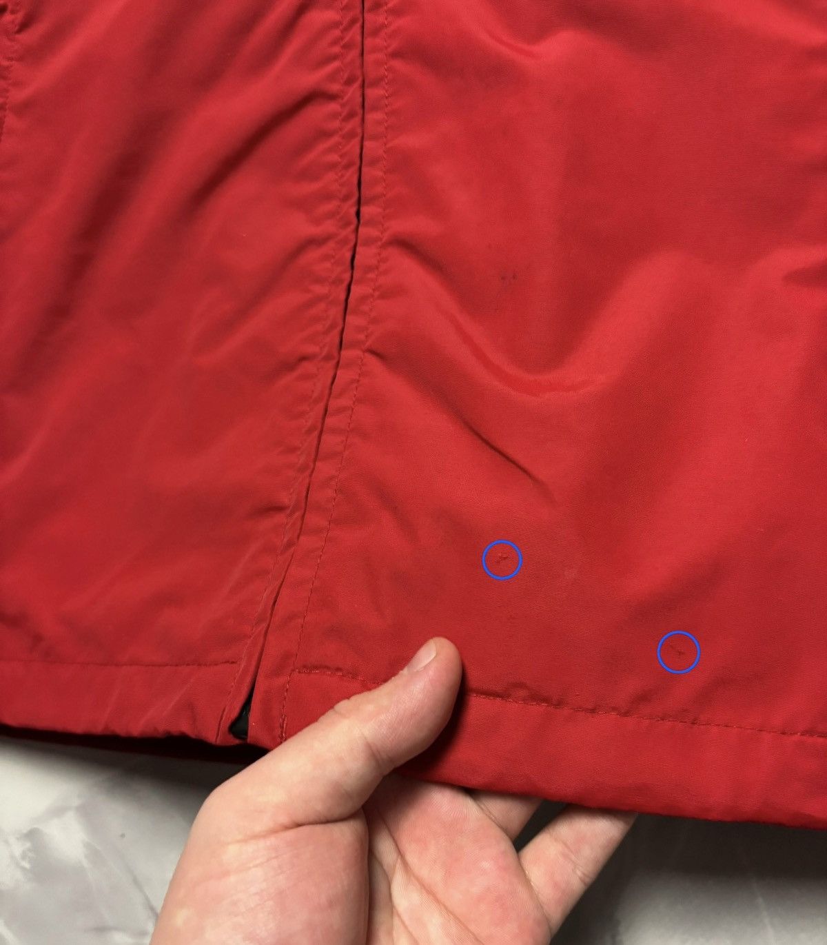 Carhartt Carhartt Windbreaker Jacket Nylon Hooded Full Zip Red Mens M Size US M / EU 48-50 / 2 - 7 Thumbnail