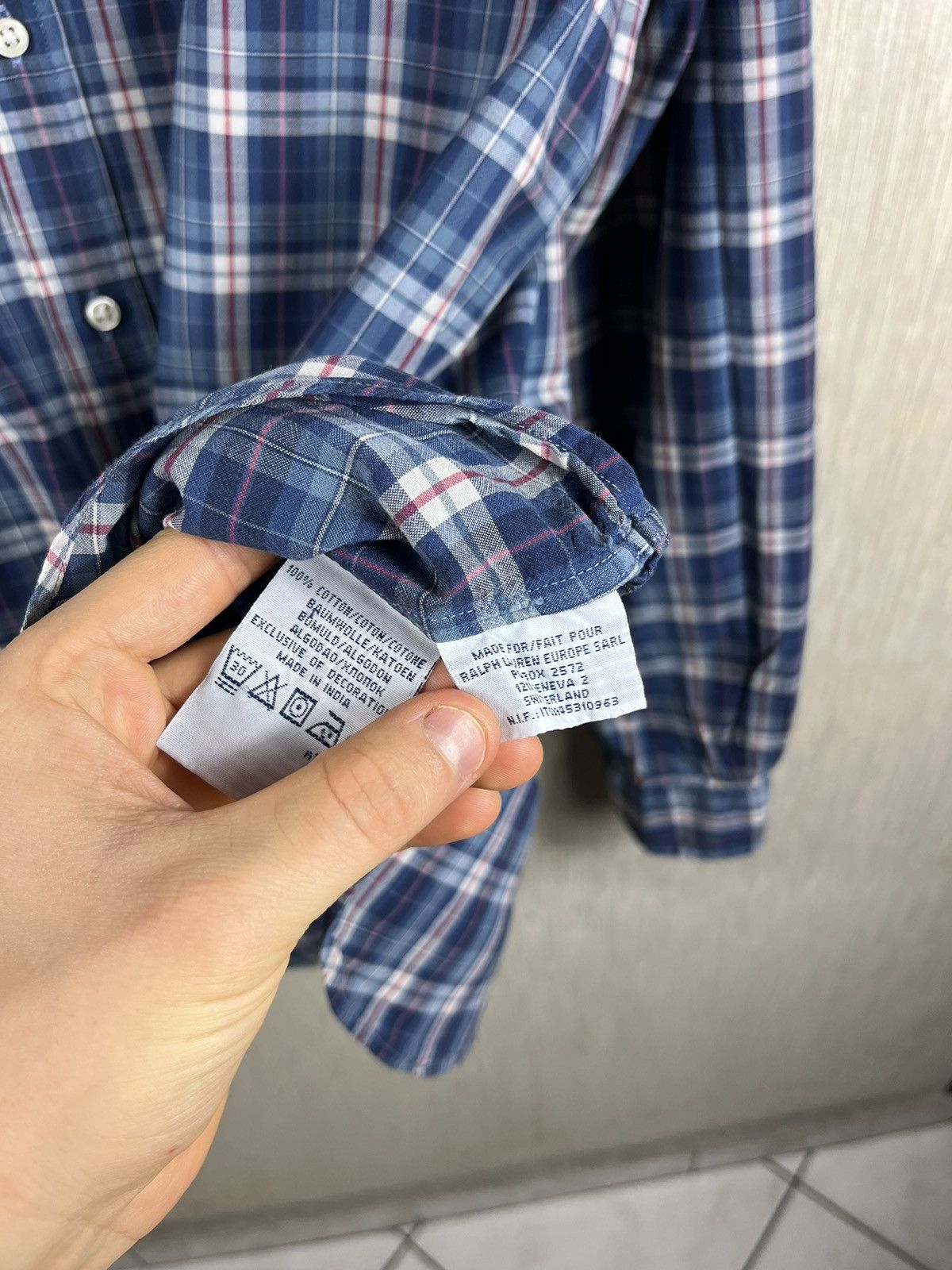 Polo Ralph Lauren × Ralph Lauren × Vintage Vintage 90s Polo Ralph Lauren checked plaid shirt small logo Size US XXL / EU 58 / 5 - 17 Thumbnail