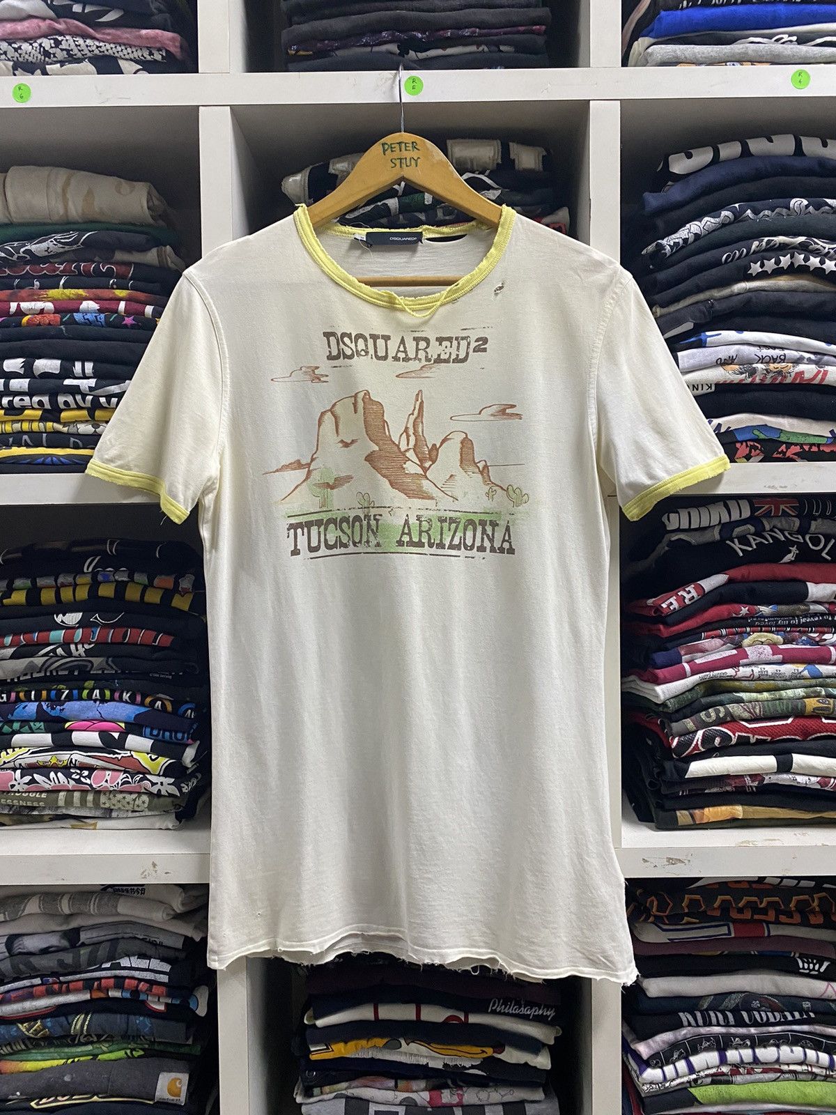 Dsquared2 Dsquared Arizona Ringer Cotton Tees | Grailed