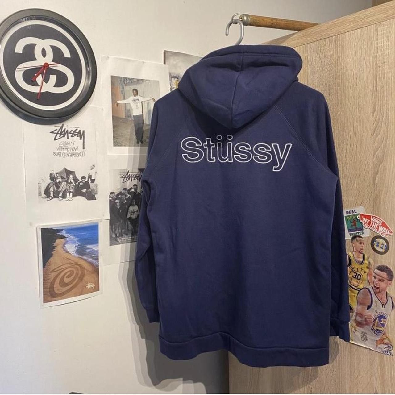Stussy Stussy Basic Embroidered Logo Hoodie 🟦 Size US S / EU 44-46 / 1 - 1 Thumbnail