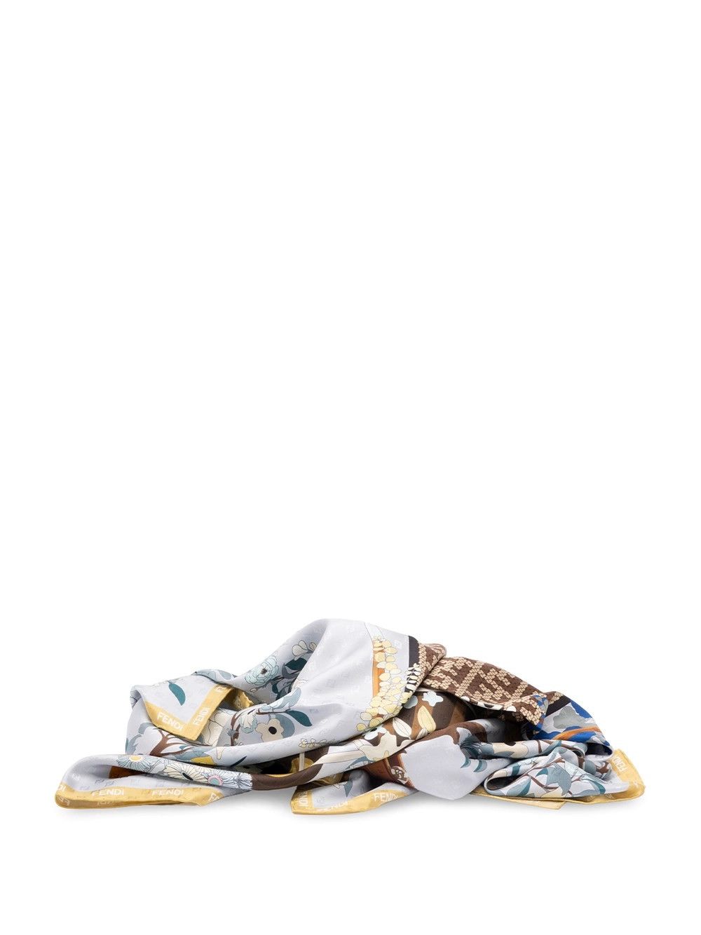 Fendi `Fendi Gardening` Print Foulard Size ONE SIZE - 1 Thumbnail