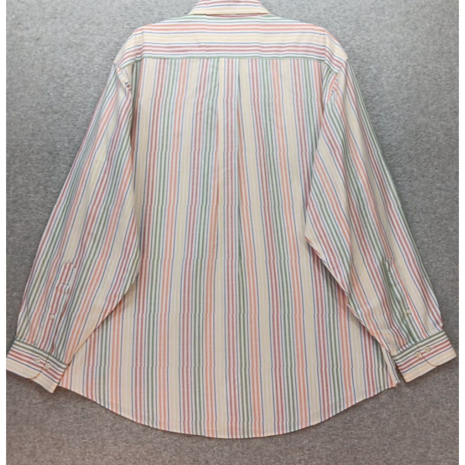 Brooks Brothers Brooks Brothers 346 Shirt XL Multi-Color Striped Button Down LS Supima Cotton Size US XL / EU 56 / 4 - 7 Thumbnail
