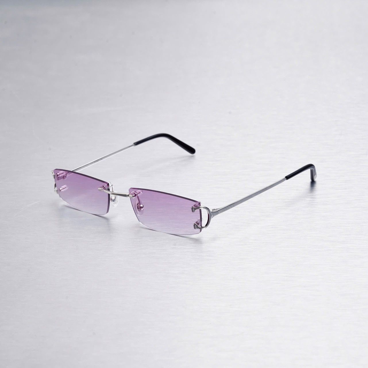Cartier CARTIER CT0092O 002 TWILIGHT MAUVE SUNGLASSES Size ONE SIZE - 1 Thumbnail