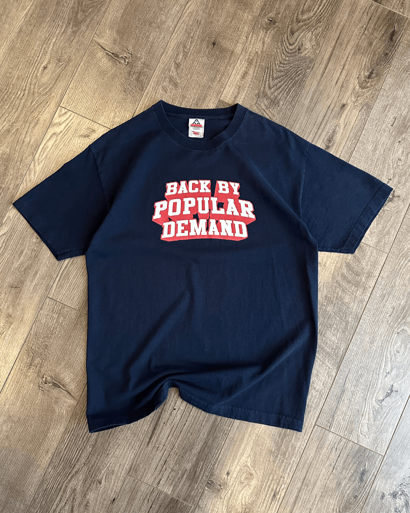 Alstyle × Vintage Vintage "Back By Popular Demand" Humor T-Shirt - Size Large Size US L / EU 52-54 / 3 - 1 Thumbnail