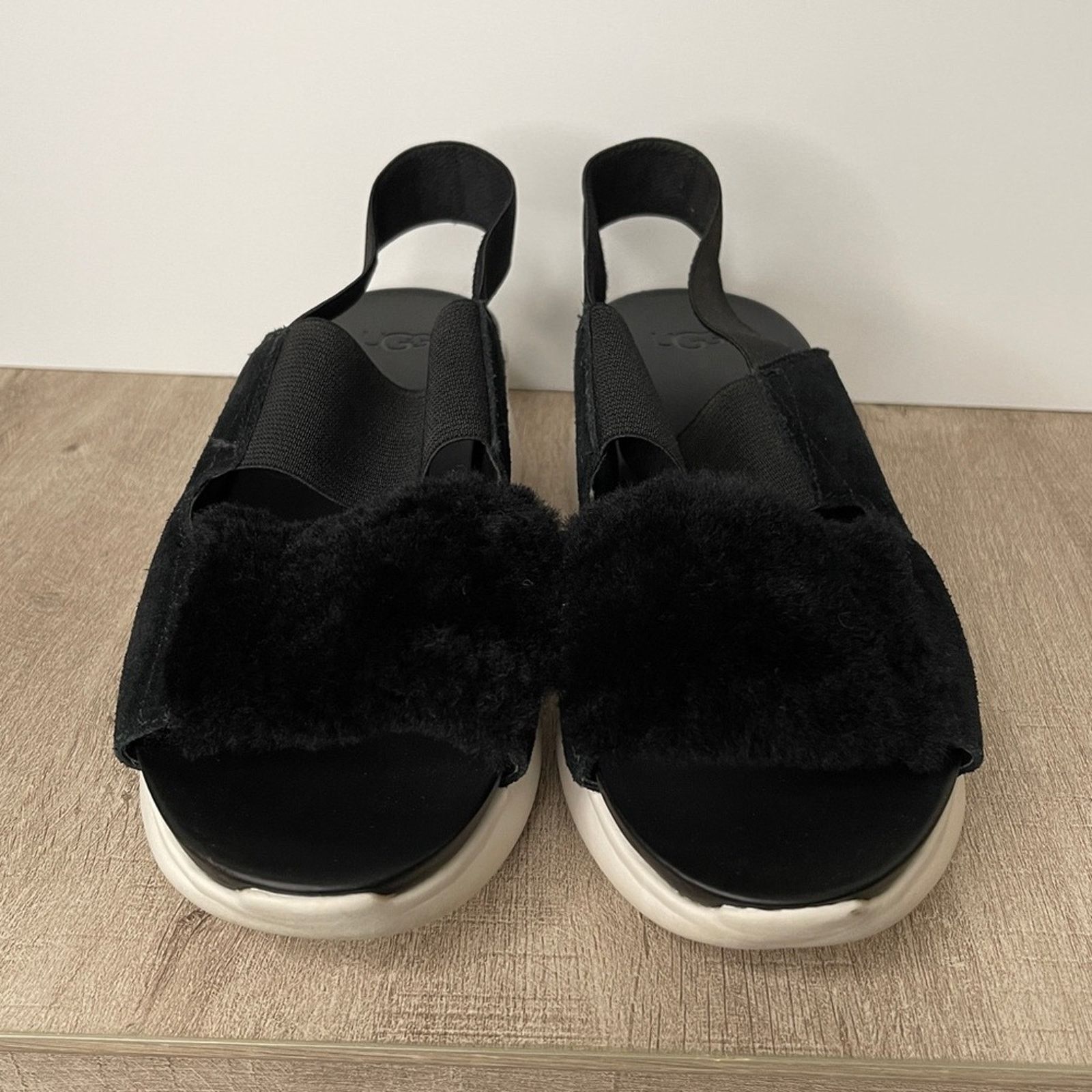 Ugg UGG BLACK SILVERLAKE SHEEPSKIN SNEAKER SANDALS SIZE 8 Size US 8 / IT 38 - 5 Thumbnail