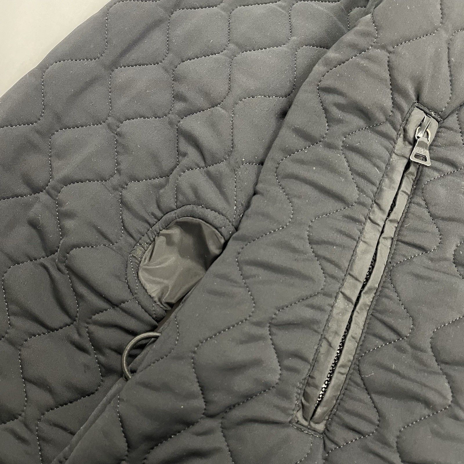 Prada Vintage Prada Sport Jacket Black Wool Nylon Quilted Knit Size L / US 10 / IT 46 - 5 Thumbnail