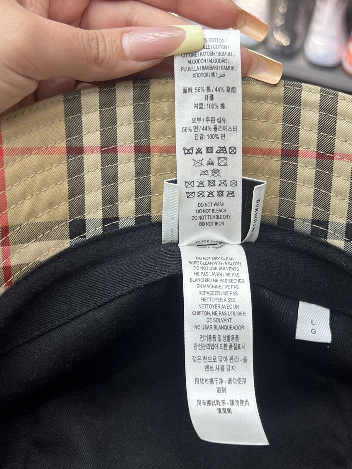 Burberry Burberry Vintage Check Bucket Hat Size ONE SIZE - 8 Thumbnail