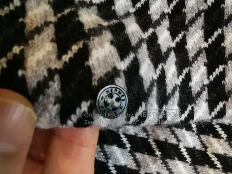 Hermes Hermes Full cashmere knitted dress coat, scarf, and shawl Size XS / US 0-2 / IT 36-38 - 9 Thumbnail