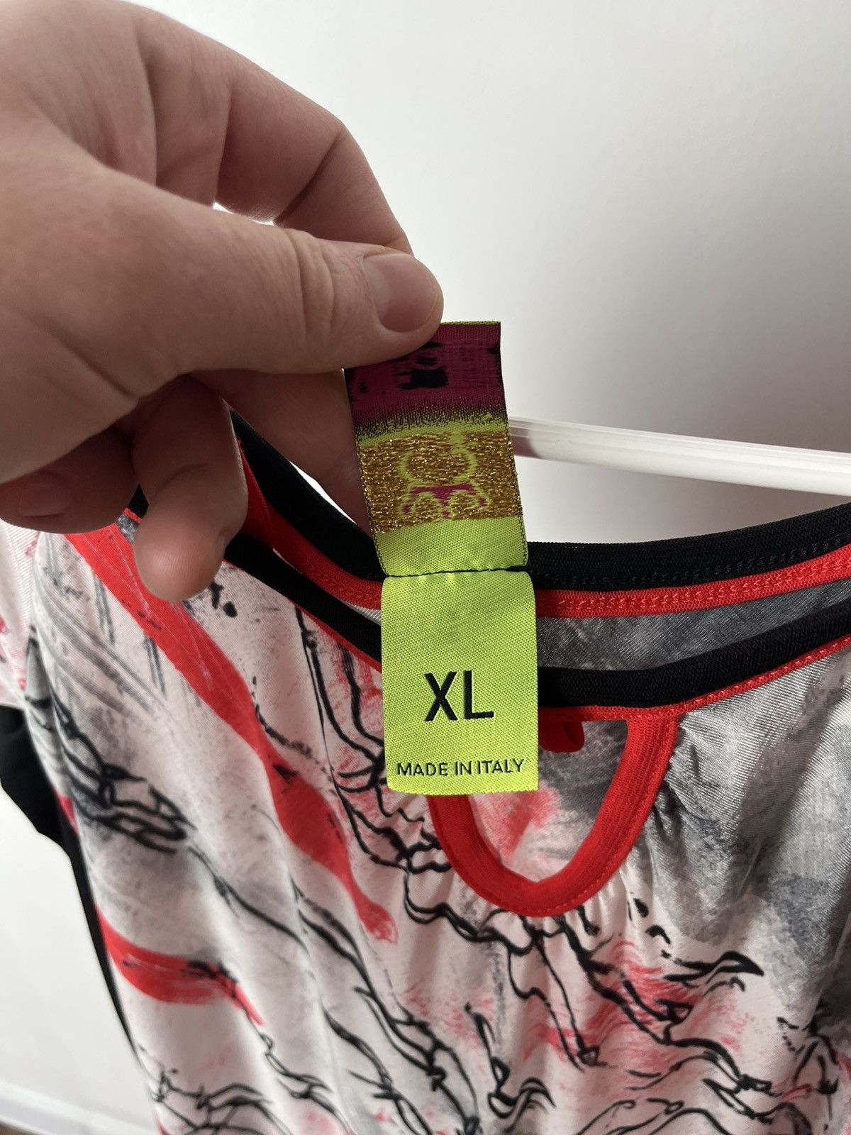 Japanese Brand Save the Queen Graphic Print Midi Dress Made in Italy Size XL / US 12-14 / IT 48-50 - 6 Thumbnail