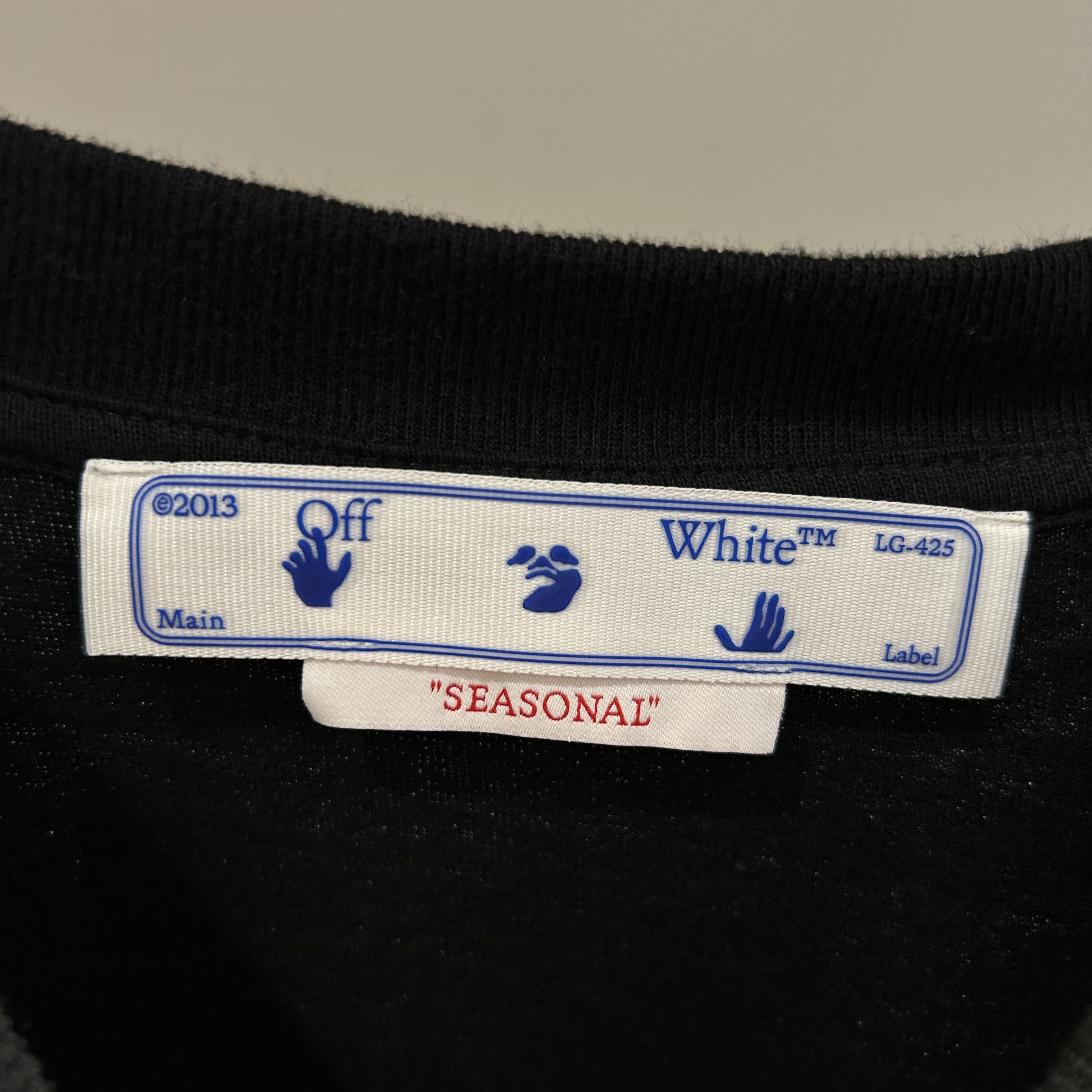 Off-White OFF-WHITE Tribal Type Tee Size US S / EU 44-46 / 1 - 3 Thumbnail