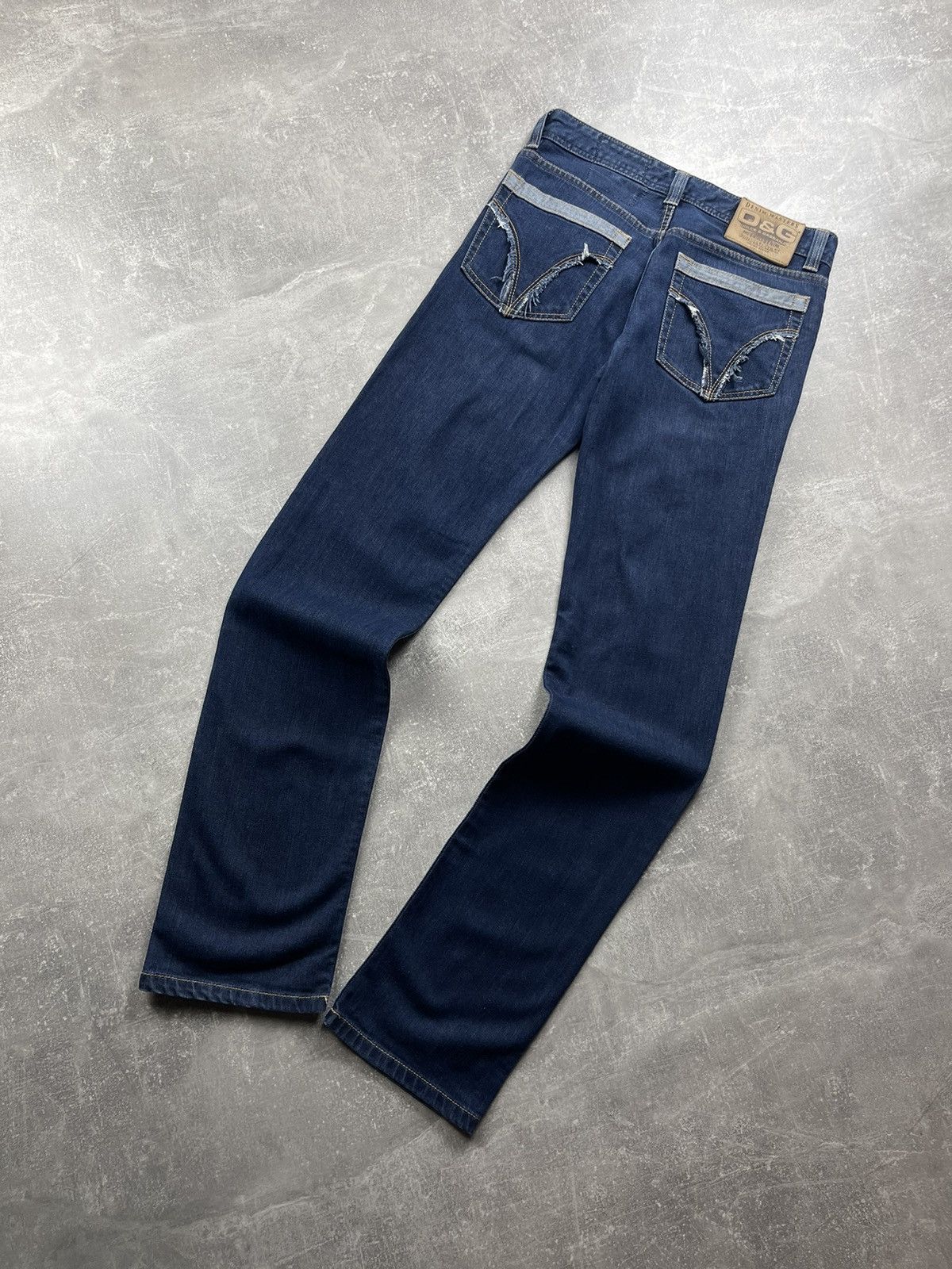 Dolce & Gabbana Dolce & Gabbana D&G Power Straight Slim Denim Jeans Vintage Size US 31 - 1 Thumbnail