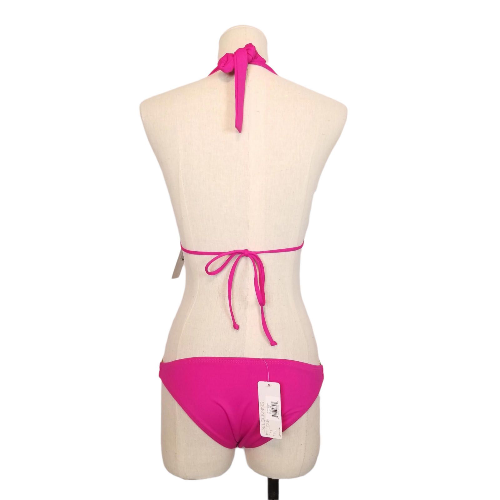 Other NWT L*Space Fuchsia Pink Bikini Gold Chain Size ONE SIZE - 3 Thumbnail