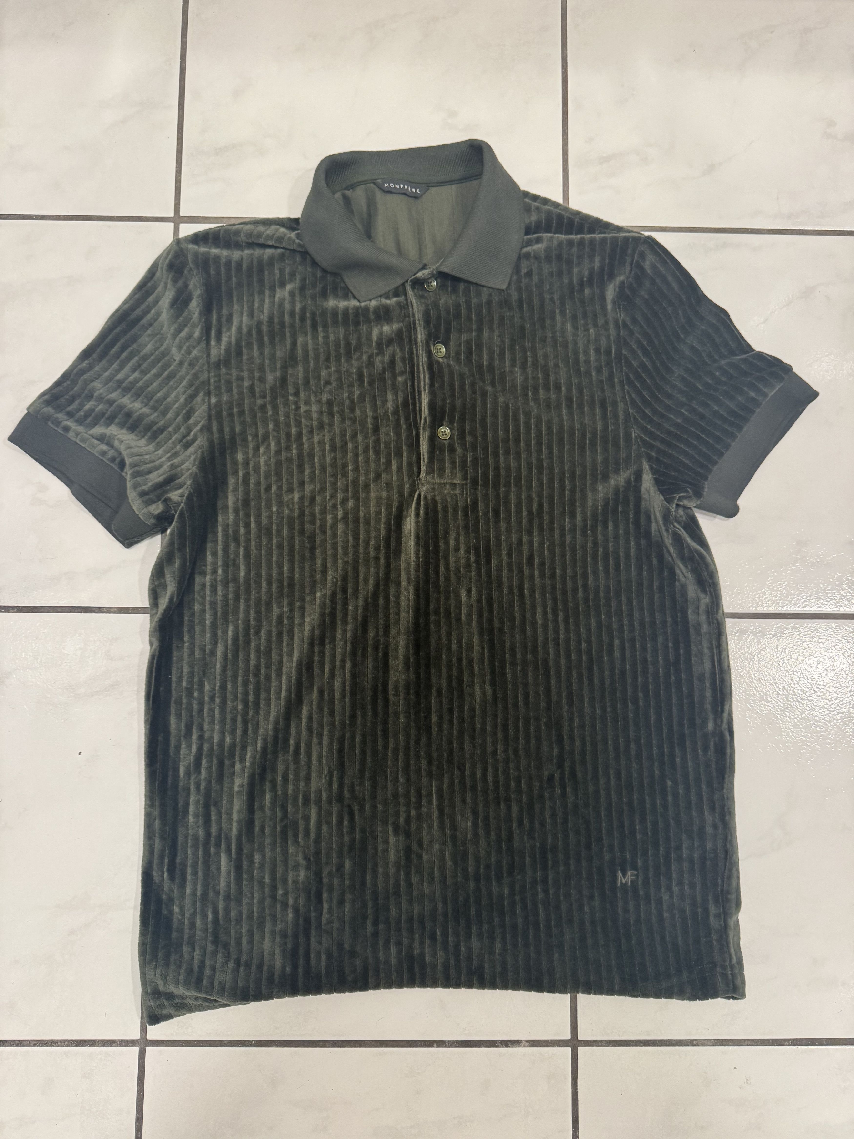 MONFRERE Olive Monfrere Polo Size US M / EU 48-50 / 2 - 1 Thumbnail
