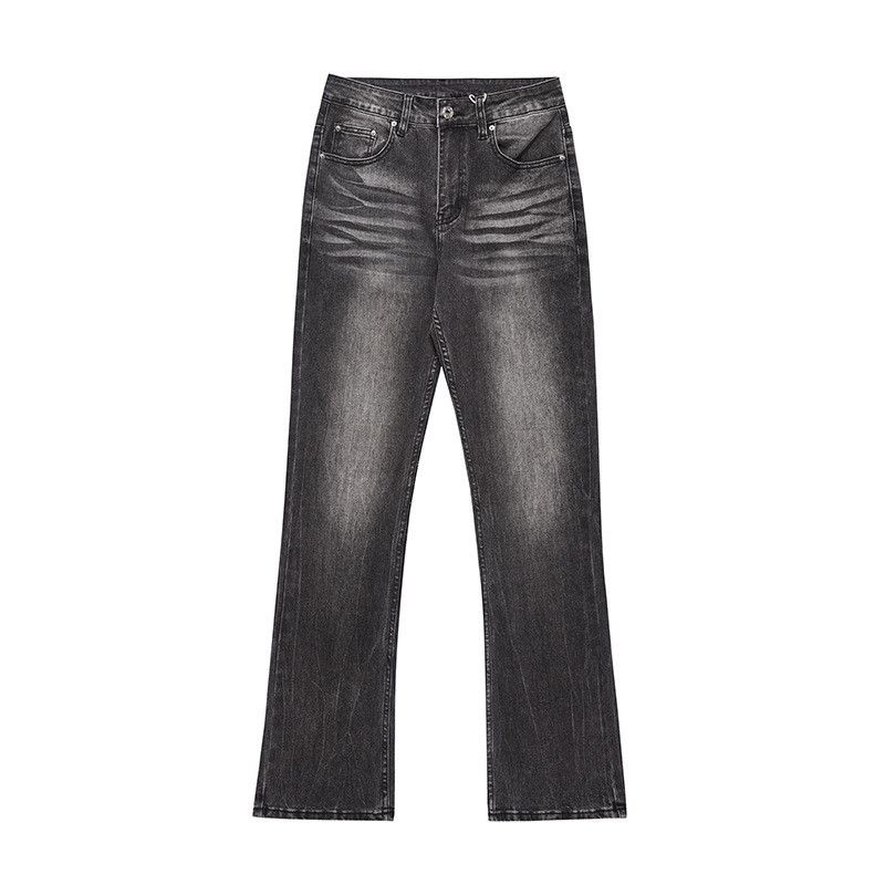 Japanese Brand Men's American-Style High-Street Washed Black Jeans Size US 32 / EU 48 - 1 Thumbnail
