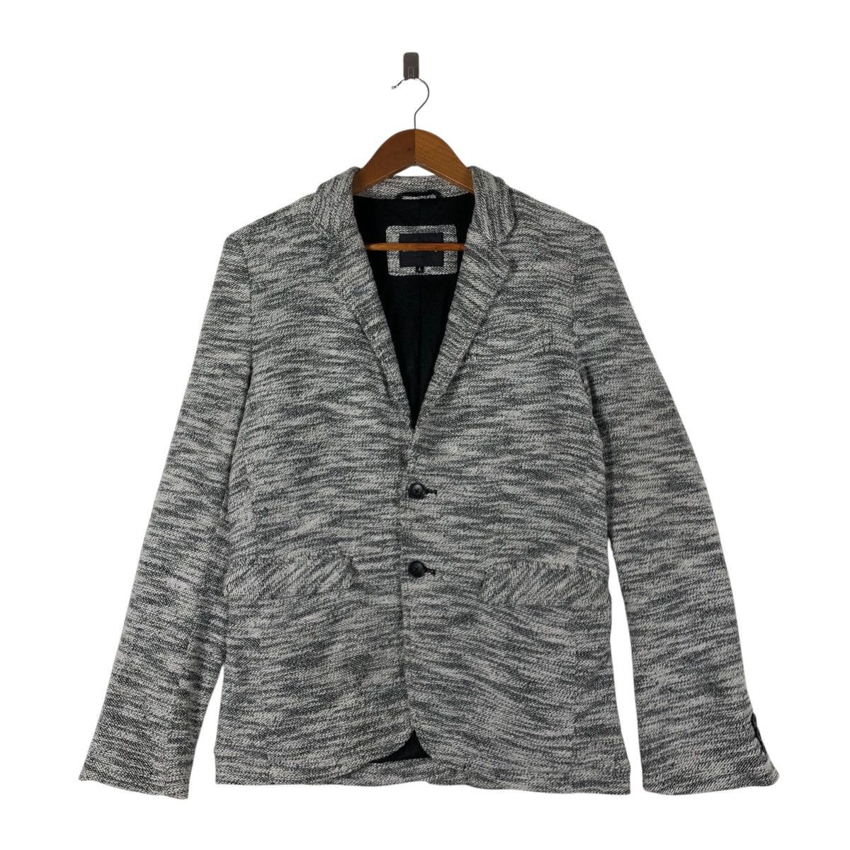 semanticdesign SEMANTIC DESIGN Rare Knit Blazer Jacket Size US L / EU 52-54 / 3 - 1 Thumbnail