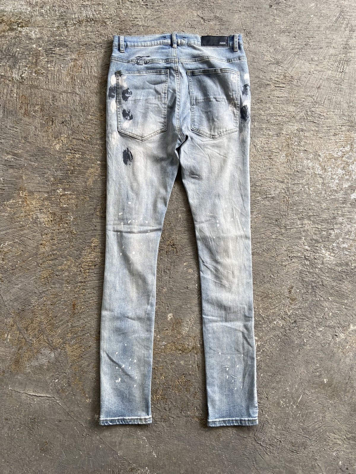 Other Painting Crazy Destressed Skinny Jeans Pants Size US 30 / EU 46 - 13 Thumbnail