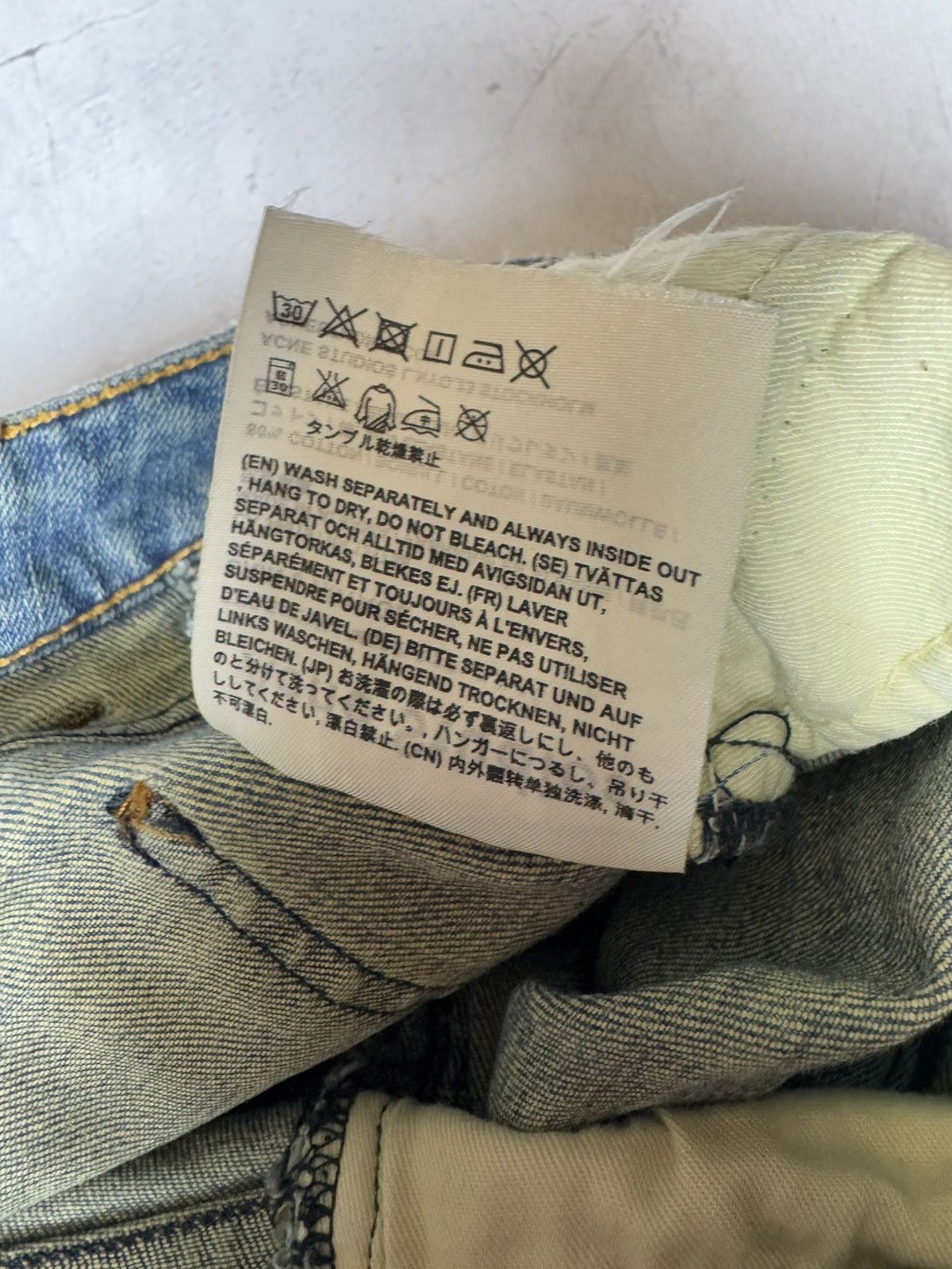 Acne Studios × Vintage Acne Studio Jeans Blue Denim Vintage Size 26" / US 2 / IT 38 - 11 Thumbnail