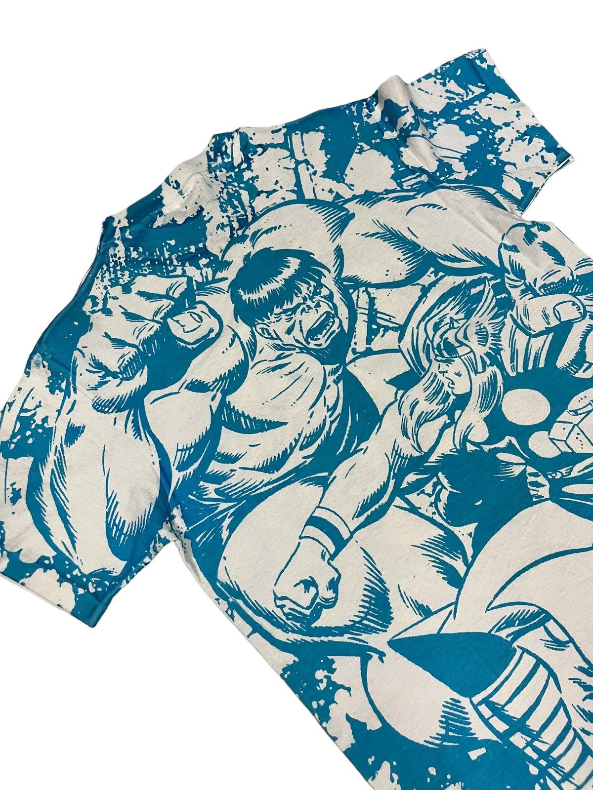 Band Tees Vintage Hulk VS Thor AOP 90s (1992) t shirt Size US L / EU 52-54 / 3 - 8 Thumbnail