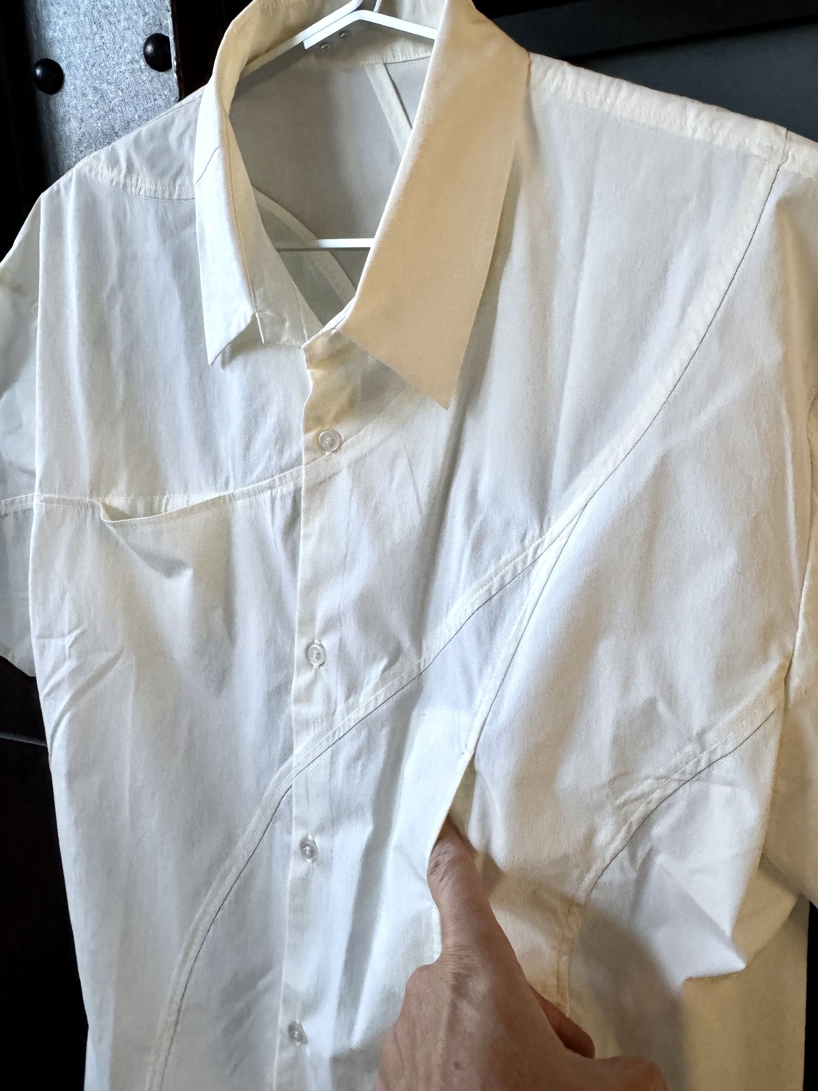 POST ARCHIVE FACTION (PAF) Post Archive Faction PAF 6.0 Shirt Center Off White XL Size US XL / EU 56 / 4 - 10 Thumbnail