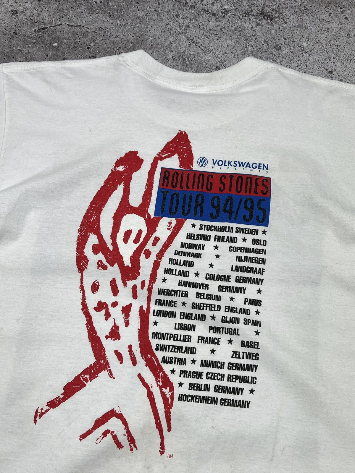 Band Tees × The Rolling Stones × Vintage Vintage The Rolling Stones 94-95 Voodoo Lounge Tour T-shirt Size US M / EU 48-50 / 2 - 5 Thumbnail