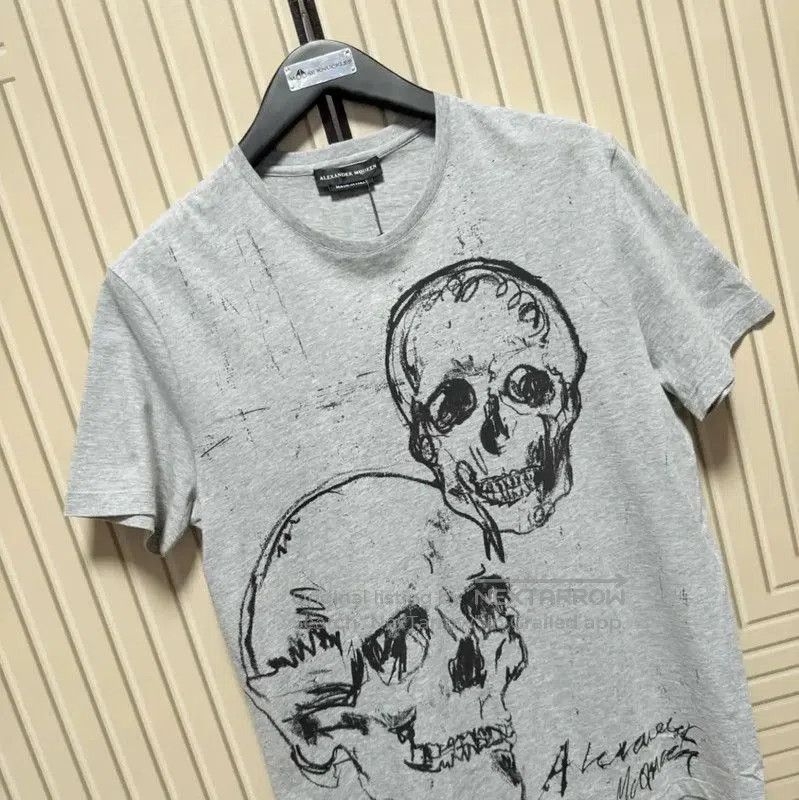 Alexander McQueen Alexander McQueen Men's Logo Skull T-Shirt . Size US S / EU 44-46 / 1 - 8 Thumbnail