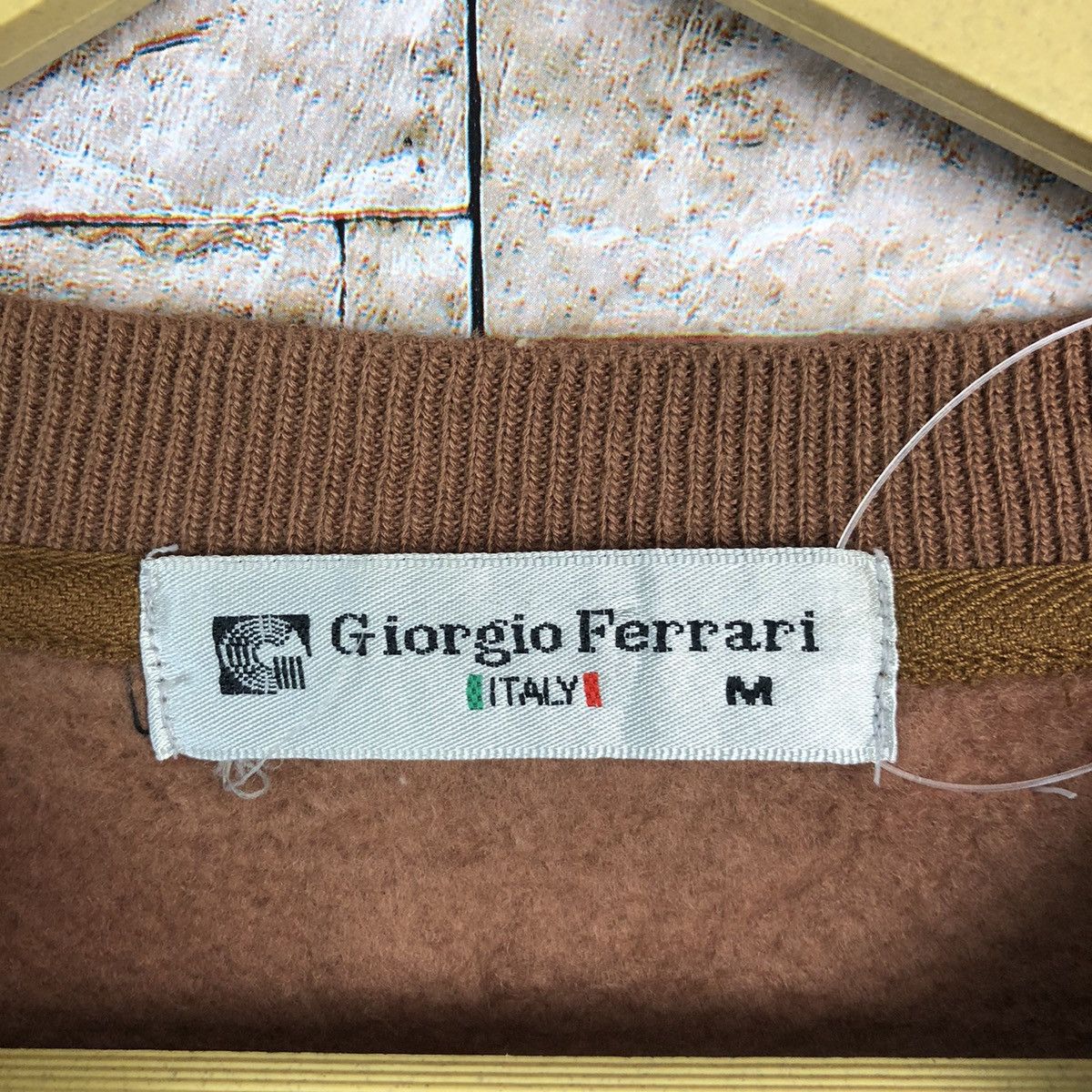 Japanese Brand × Vintage Giorgio Ferrari Brown Sweatshirt #A419 Size US M / EU 48-50 / 2 - 9 Thumbnail