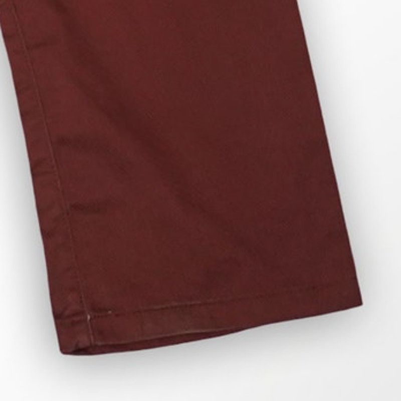 RVCA RVCA Men's Chino Pants Burgundy Maroon 38x32 Slim Fit Size US 38 / EU 54 - 5 Thumbnail