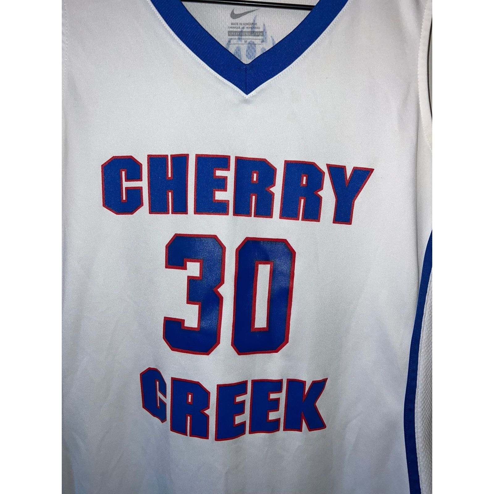 Nike Cherry Creek Jersey Y2K Nike #30 White Basketball Jersey M Size US M / EU 48-50 / 2 - 3 Thumbnail